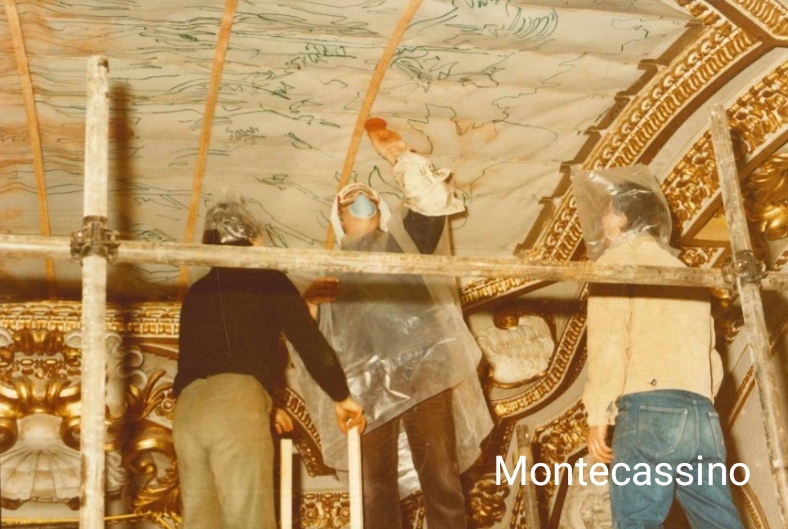 Affresco · Montecassino (dettaglio) · Maestro Callossi